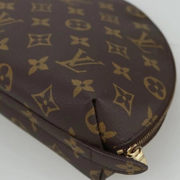 LOUIS VUITTON Monogram Trousse Demi Ronde Cosmetic Pouch - Picture 8 of 16